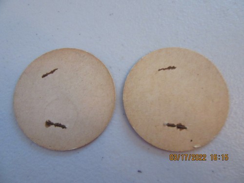 BELLVIEW Milk Co. Milk Cream Bottle Caps (2) - Cleveland, OH - Picture 2 of 3