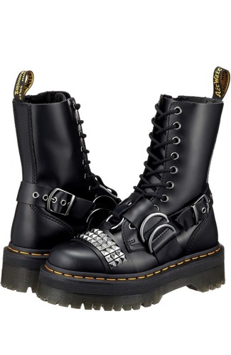 jadon hi stud leather platform boots