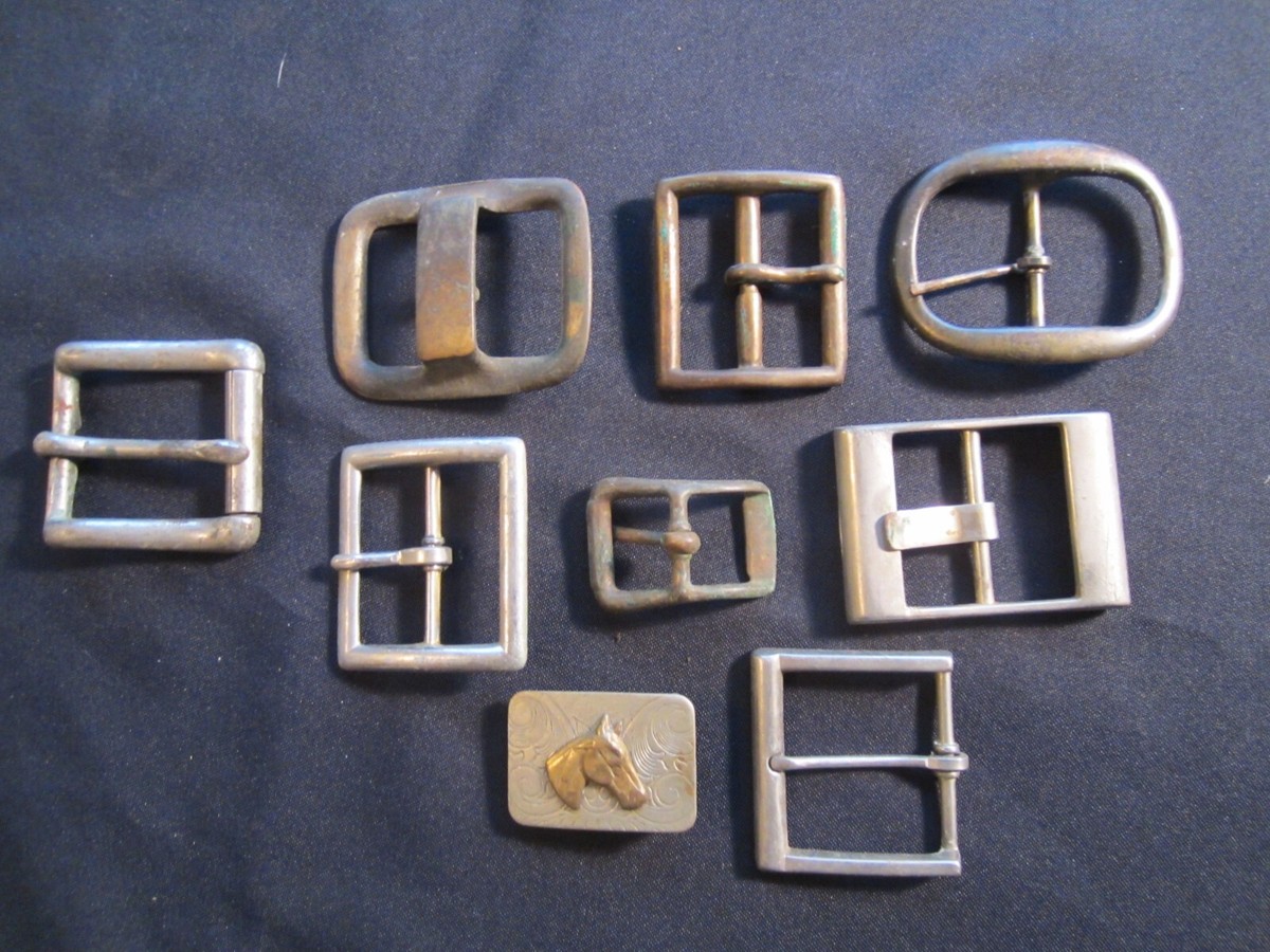 Lot De 10 Boucles Roulantes Cheval – Plaquées Laiton, 3/4 Pouce, Neuves