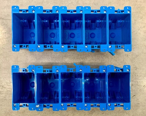 CARLON 1-GANG (14 cu. in.) PVC OLD WORK BOX BRAND NEW 10 PACK