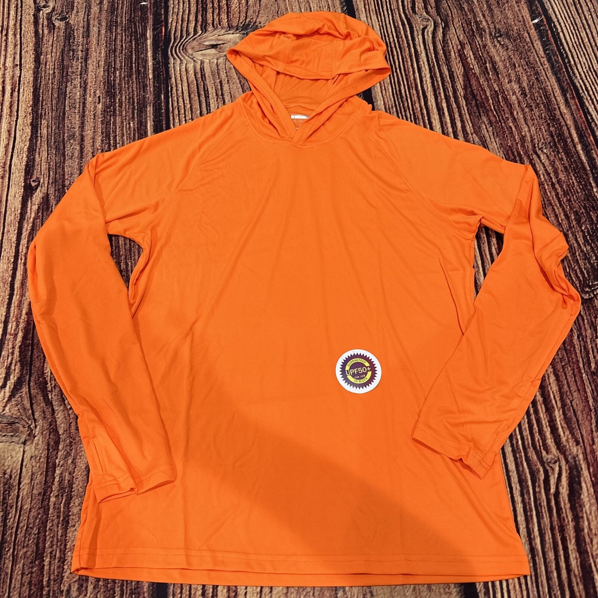 Boladeci Men's Size Large 50+SPF Outdoor Shirt Orange