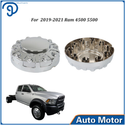 For 2019 2020 2021 Ram 4500 5500 2*Front Wheel Center Cap Hub Cap 6PG03SZ0AB