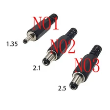 3.5 x 1.35 mm 5.5 2.1 2.5mm Male DC Power Plug Jack Adapter Connector DIY Wire