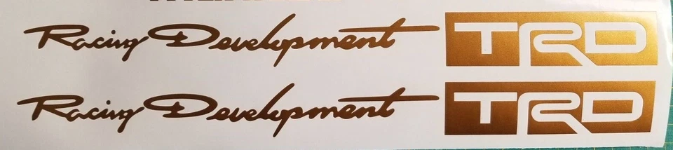 2 calcomanías Toyota TRD Racing Tundra Supra MR2 Celica Corolla FJ Tacoma JDM Foto 4 de 4