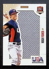 2014 Hugh Fisher Panini USA Baseball Rookie Jumbo Jersey 39/49 - Diamondbacks