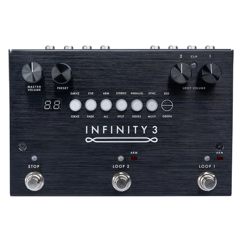 Open Box Pigtronix SPL Infinity 3 Stereo Double Looper Guitar Effects Pedal
