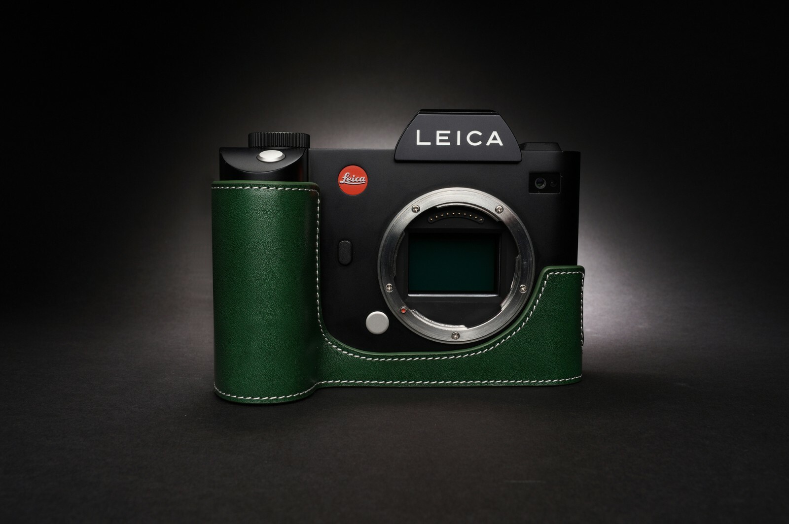 Genuine Real Leather Half Camera Case Bag Cover for Leica SL2 SL SL2S