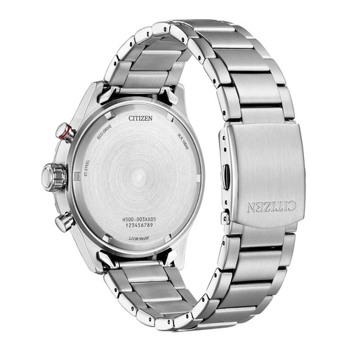 Citizen Men's Sport Casual Chronograph Eco-Drive Silver Watch 44 MM AT2520-89E - Picture 2 of 5