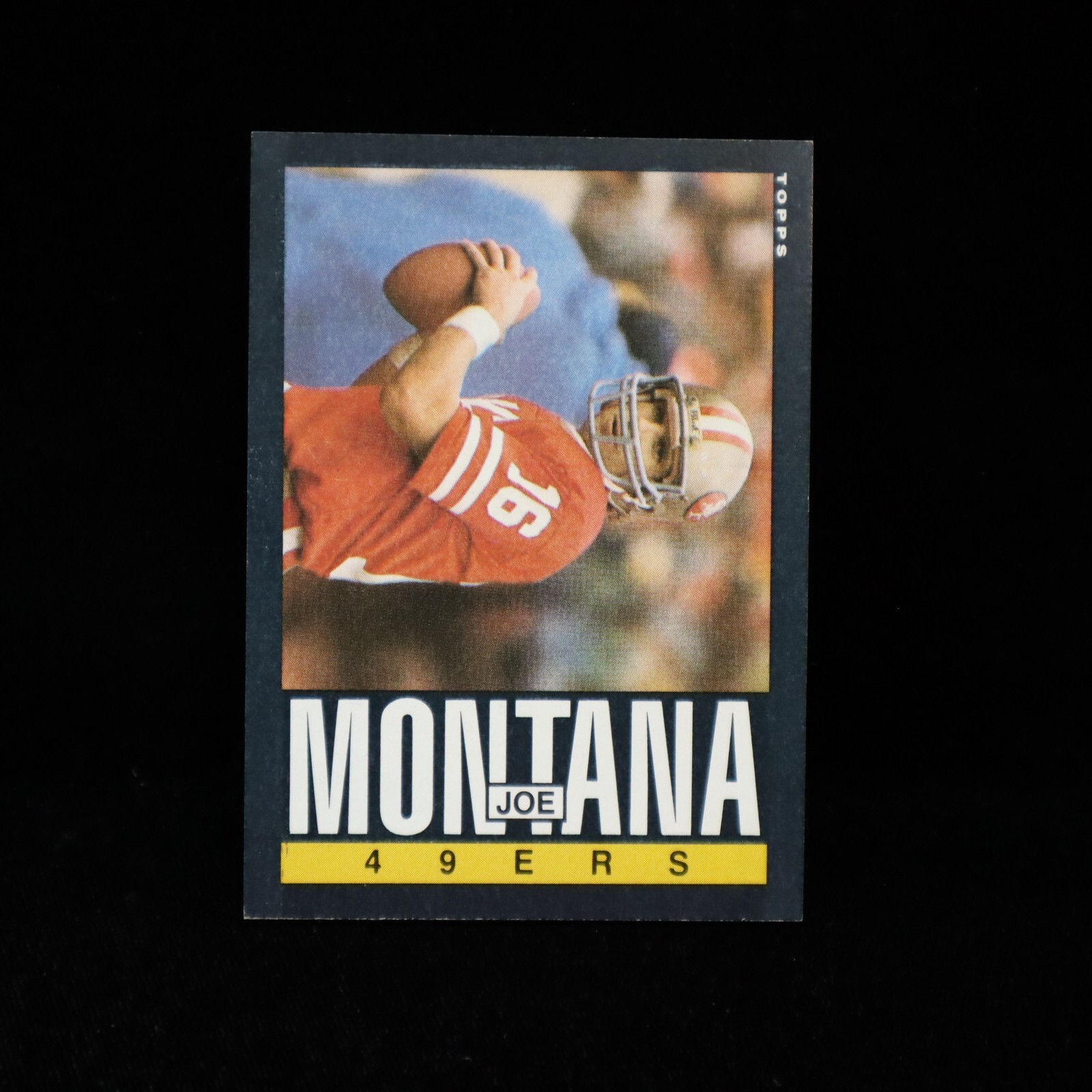 1985 Joe Montana San Francisco 49ers Topps  #157  (L)