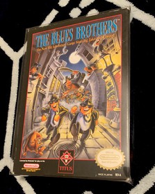 The Blues Brothers Nintendo NES NR COME NUOVO CIB completo di scatola