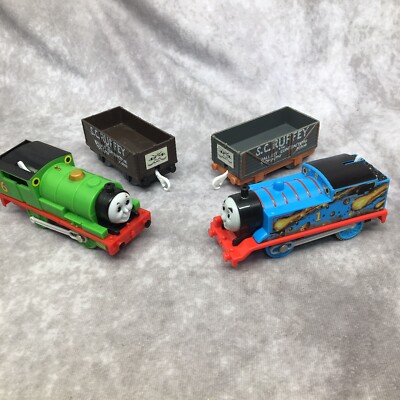 Thomas & Friends Motorized Dragon Escape Thomas, Percy Train & 2 S.C. Ruffey Car