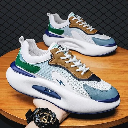 Herren Sneaker Retro-Design Multifarbe- Bequeme und Modische Sportschuhe Eu 44 - Bild 5 von 7
