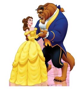 Beauty And The Beast New Lifesize Standup Disney Film Belle Cardboard Cutout Ebay