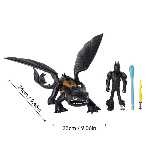 Sdentato Light Fury action figure originale cartone animato come addestrare il tuo drago - Foto 24 di 26