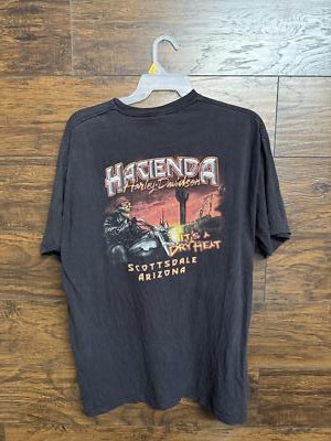 Harley Davidson T-shirt Biker Arizona Dry Heat Tee 2XL | eBay