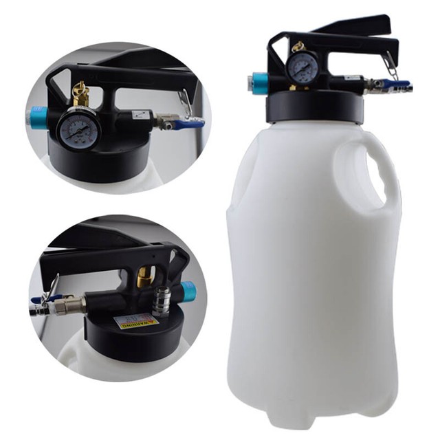 10L Pneumatic Gearbox Oil Filling Extractor Dispenser Kit W/ 13pcs ATF