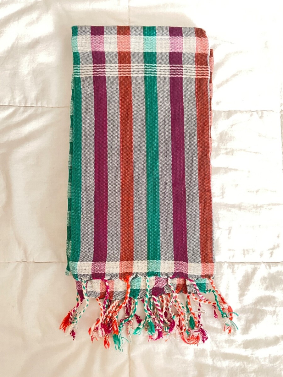 PANASIAM Krama Écharpe Originale Cambodgienne - Foulard Multifonction 100% Coton Unisexe