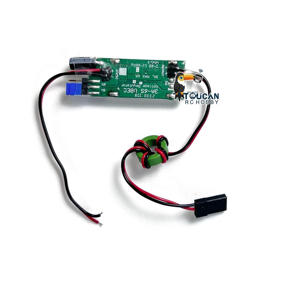 Hobbywing 3A UBEC for 2-6S Lipo Battery RC Tractor Car Trailer Dumper Truck Part - Image 3 of 3