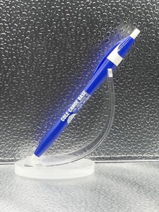 Cole Canoe Base Boy Scouts America Alger MI Blue White Advertising Ballpoint Pen