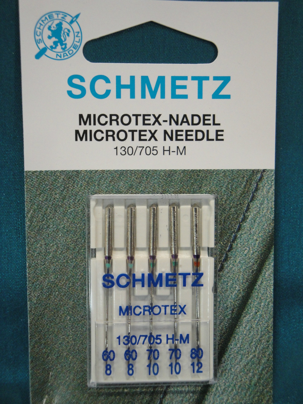 AGHI AGO SCHMETZ PER MACCHINE MACCHINA DA CUCIRE 5 AGHI PER MICROFIBRA ASSORTITI
