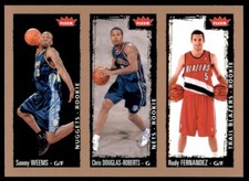 2008-09 Fleer Rudy Fernandez / Chris Douglas-Roberts / Sonny Weems #247