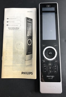Philips PRESTIGO SRU 9600 Universal Remote Control, Touchscreen, TV, VCR, Va10
