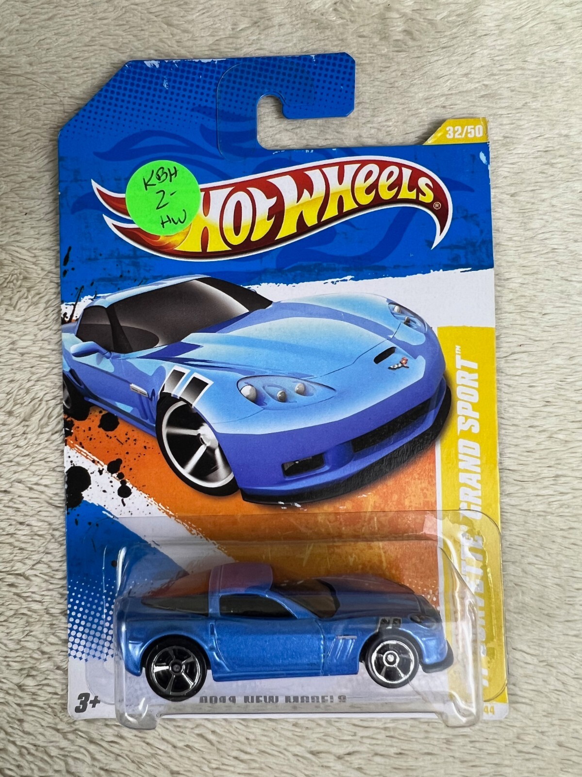 ????Hot Wheels '11 Corvette Grand Sport  2011 New Models Blue HW12????