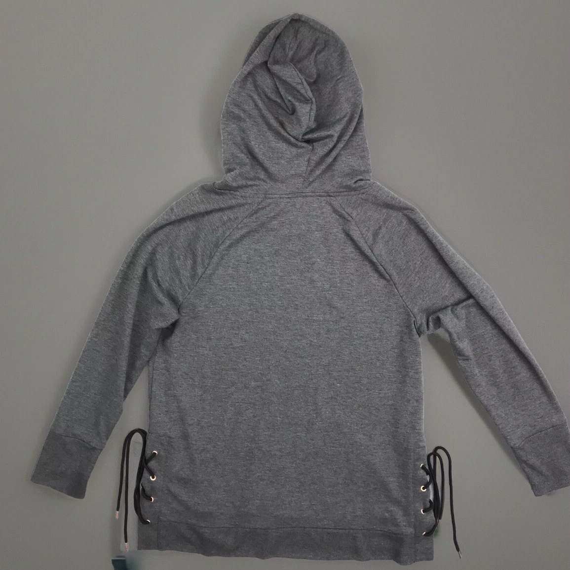 VETEMENTS Marika Felpa con Cappuccio Donna Grande Grigio Activewear Pullover