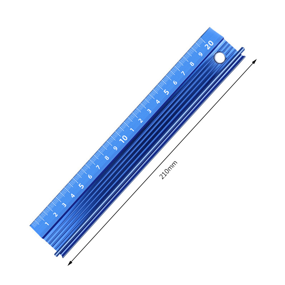 20/30cm Protective Ruler Metal Ruler Non-slip Straight Multi-function ...