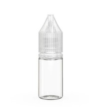 CHUBBY GORILLA 10ML V3 AUTHENTIC PET Bottles 100pack CLEAR BOTTLE/CLEAR LID