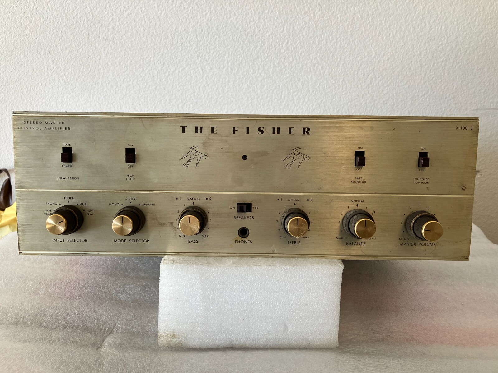 Fisher X100B Tube Stereo Amp eBay