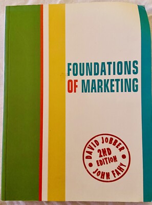 Foundations of Marketing By David Jobber. 9780077109189 Englische Ausgabe