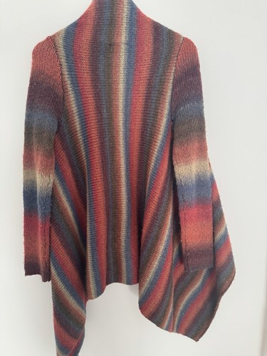 Animal Striped Waterfall Cardigan - Size 12 - Picture 5 of 8
