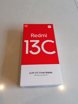  Xiaomi Redmi 13C 4GB+128GB Midnight Black 4GB RAM 128GB Rom