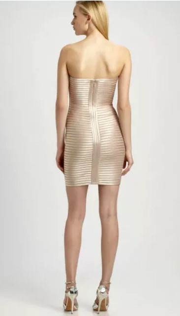 bcbg yellow bodycon dress