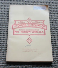 1914 THE CHAPIN-STEPHENS CO. Tool Catalog No. 114 Rules, Plumbs, Gages REPRINT