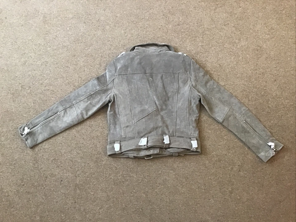 Blanknyc Suede Motorbike Jacket Brey In Womans Size M BRAND NEW(MARKED) - Image 4 of 4