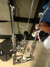 Spare Drum Accessories - two cymbal stands, hi-hat stand + pedal, kick pedal