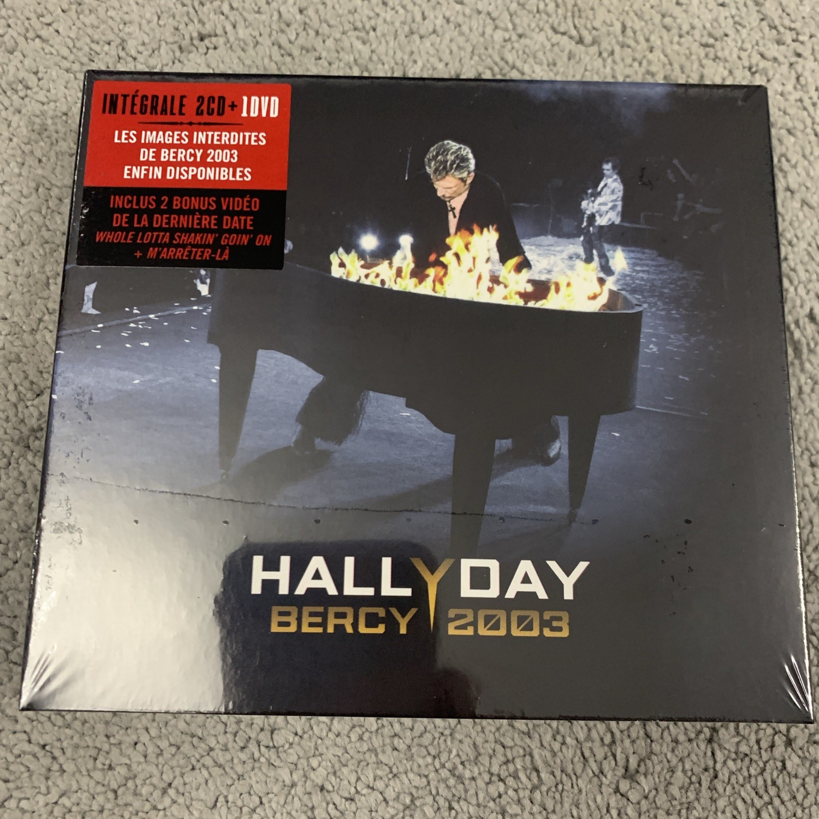 Bercy 2003 by Johnny Hallyday (CD & DVD, 2021) New Sealed
