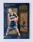 2015-16 Panini Black Gold Myles Turner Grand Debuts Auto RC #028 /199 Pacers