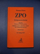 ZPO-Kommentar, Thomas/Putzo, 2024 (45. Aufl.)...
