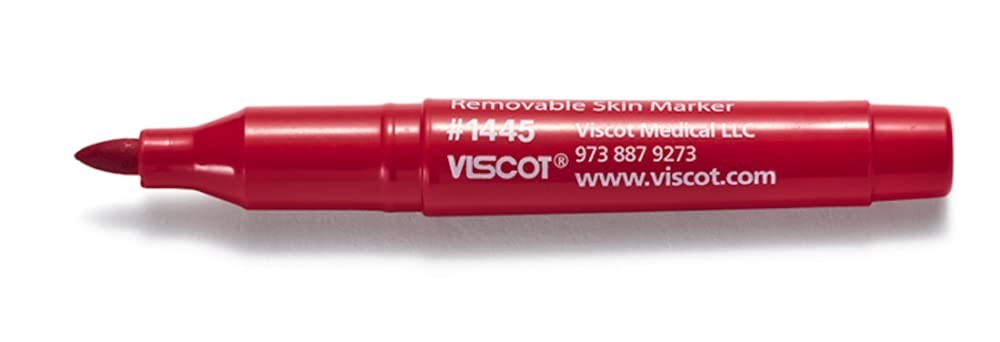 Pack Of 10 Red Mini Marking Pens Fda Registered Non Toxic Skin Markers