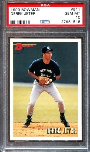 1993 Bowman Derek Jeter #511 RC Rookie PSA 10