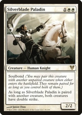 Silverblade Paladin Avacyn Restored Magic The Gathering MTG Card