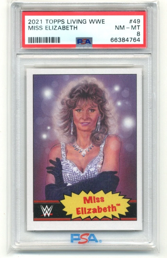 エリザベスページ 2021 Topps WWE Living Set #49 Miss Elizabeth PSA 8 | eBay