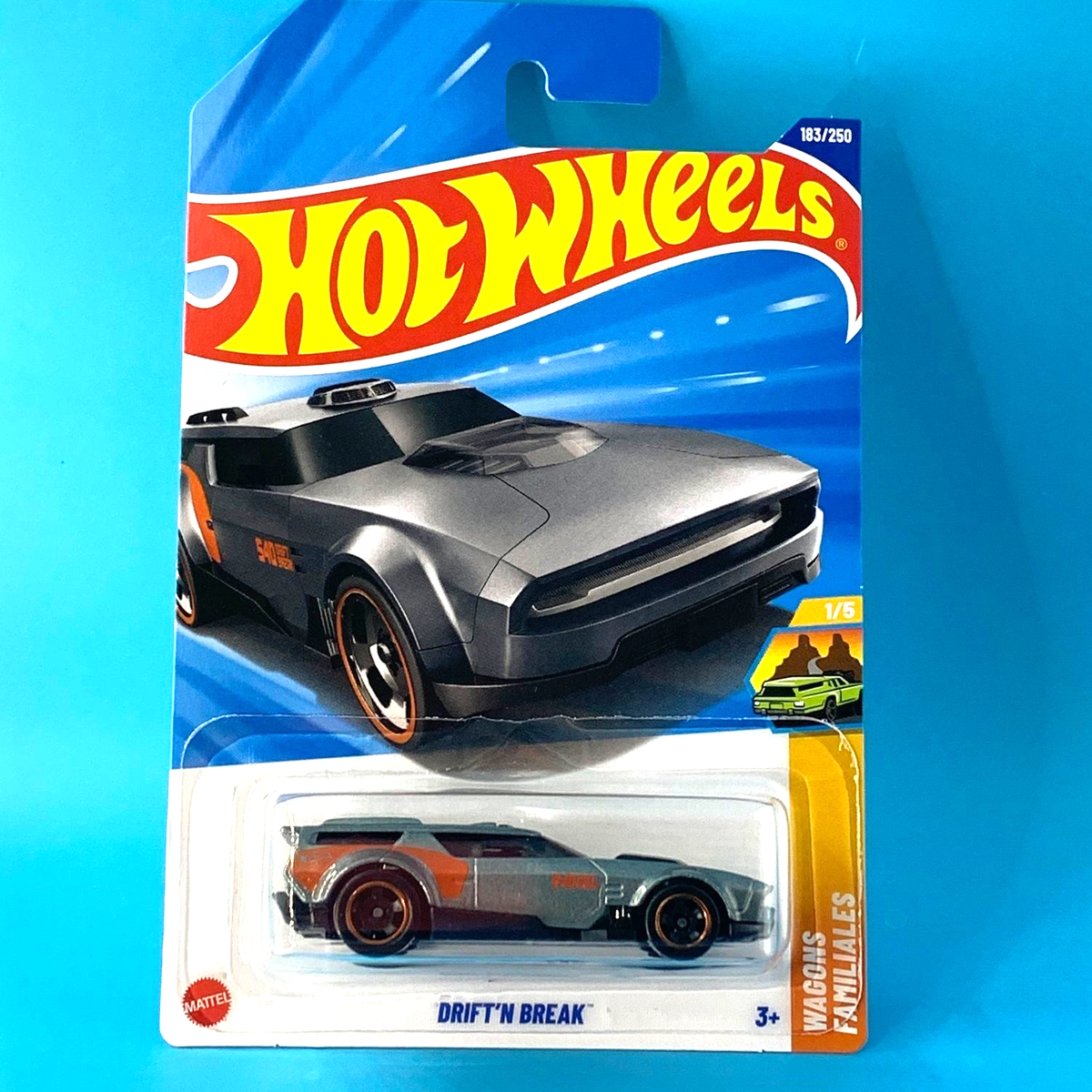 HOT WHEELS 2025 DRIFT' N BREAK METALFLAKE GRAY 183/250 JBC06