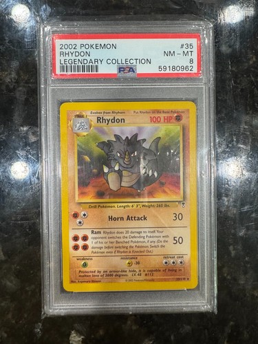 Rhydon graded PSA 8 for sale on eBay