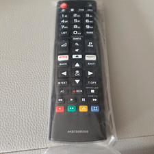 LG TV Fernbedienung AKB75095308 LG Magic AN-MR18BA schwarz Netflix/Prime