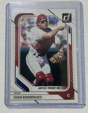 2026 Donruss Baseball Artist’s Proof Ivan Rodriguez /25