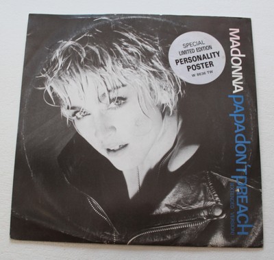 Madonna, Papa predigt nicht (Erweiterte Version), Maxi Vinyl + Poster
